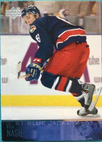 Rick Nash #55 Hockey Cards 2003 Upper Deck