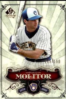 Paul Molitor #107 2006 Sp Legendary Cuts Baseball