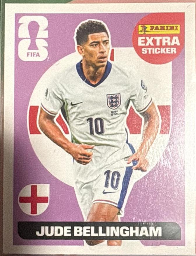 Jude Bellingham Preise | 2026 Panini FIFA World Cup Sticker Collection ...