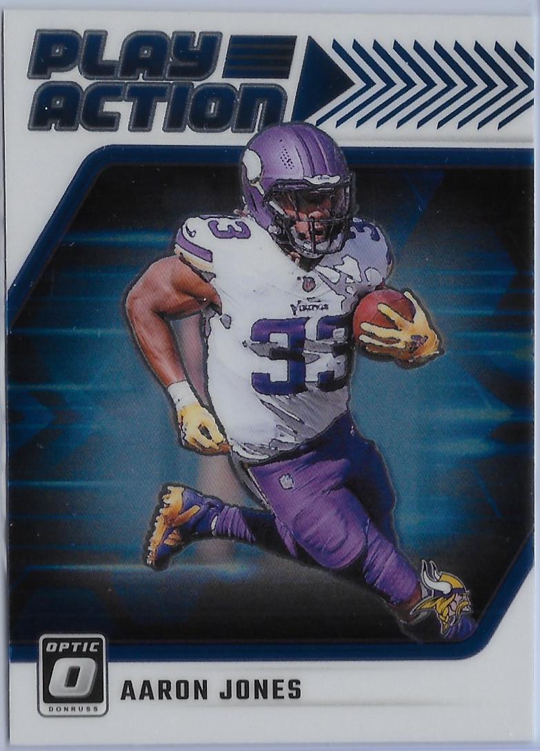 Aaron Jones #12 Football Cards 2024 Panini Donruss Optic Play Action