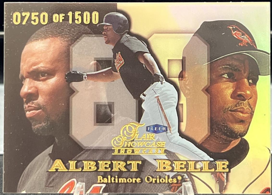 Albert Belle #41 1999 Flair Showcase Baseball
