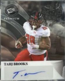 Tahj Brooks #RA-TB1 2024 Press Pass Premium Retro Autograph Football