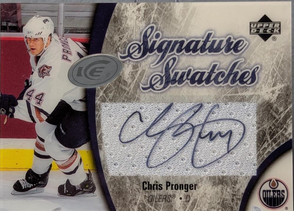 Chris Pronger #SS-CP 2005 Upper Deck Ice Signature Swatches Hockey
