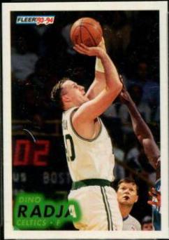 Dino Radja #249 Basketball Cards 1993 Fleer