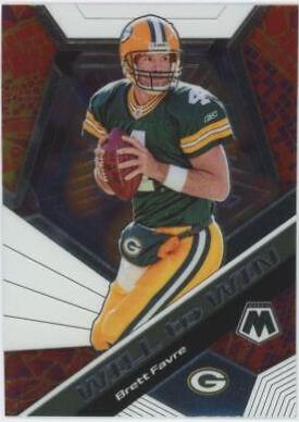 Brett Favre #WW12 Football Cards 2020 Panini Mosaic Will to Win