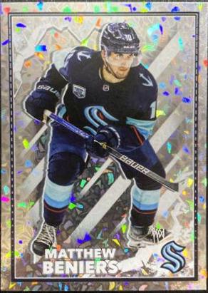 Matthew Beniers #412 Hockey Cards 2022 Topps NHL Sticker