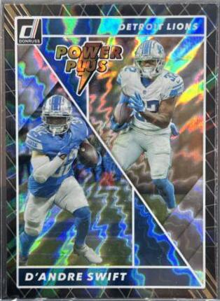 D'Andre Swift #PP-15 Football Cards 2022 Panini Donruss Power Plus