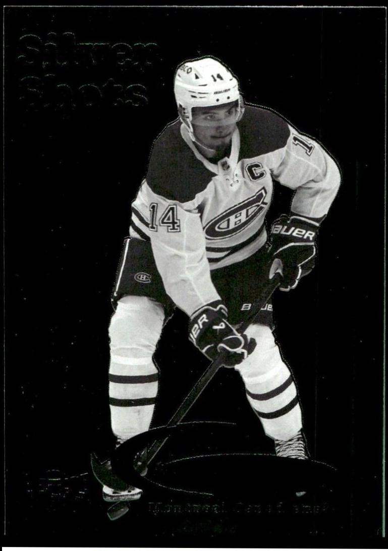 Nick Suzuki #SS-15 Hockey Cards 2024 SkyBox Metal Universe Silver Shots