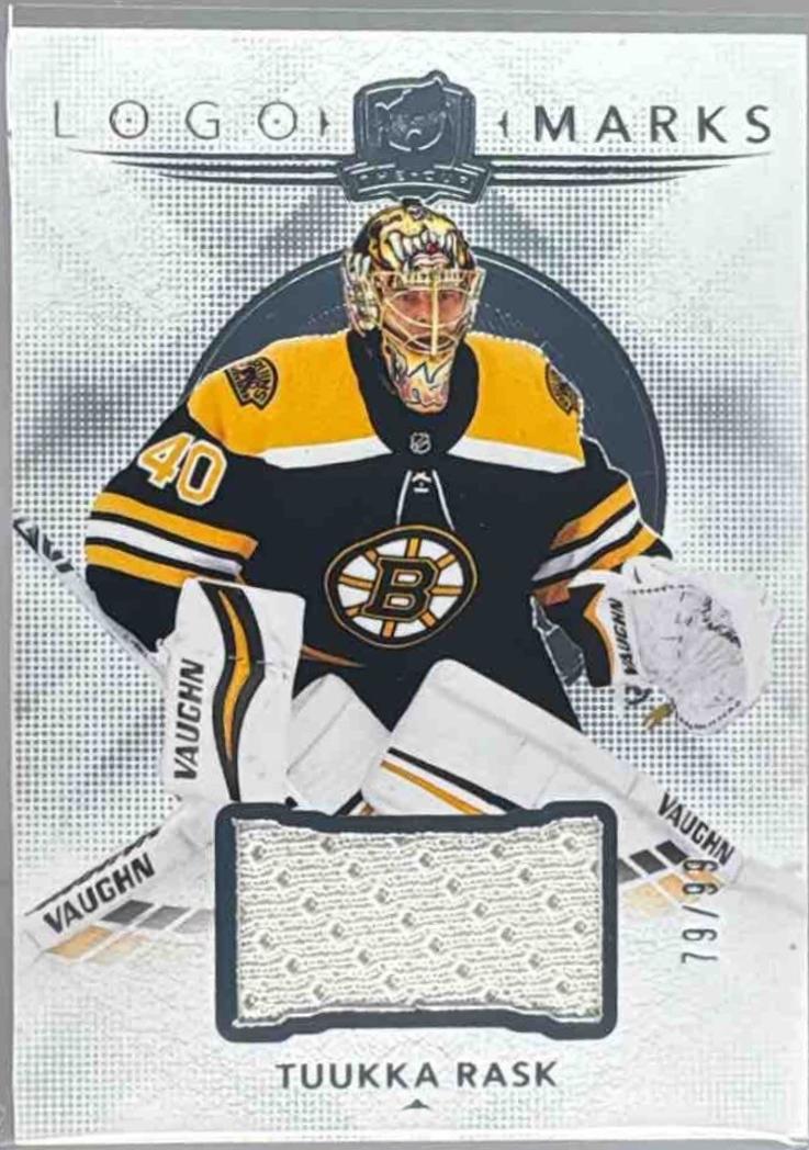 Tuukka Rask #LM-TR 2024 Upper Deck The Cup Logomarks Jersey Hockey