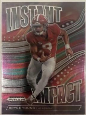 Bryce Young #II-1 Football Cards 2023 Panini Prizm Draft Picks Instant Impact