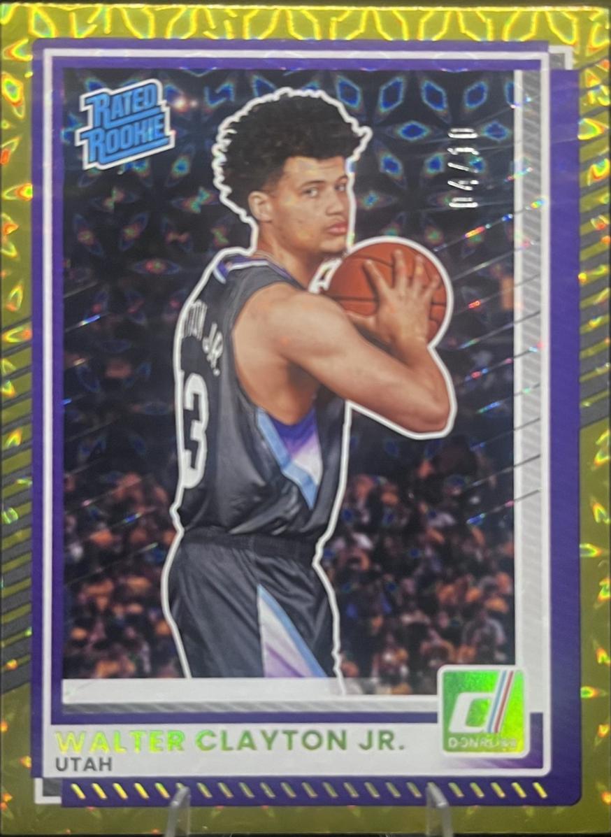 Walter Clayton Jr. #12 2025 Panini Donruss Basketball