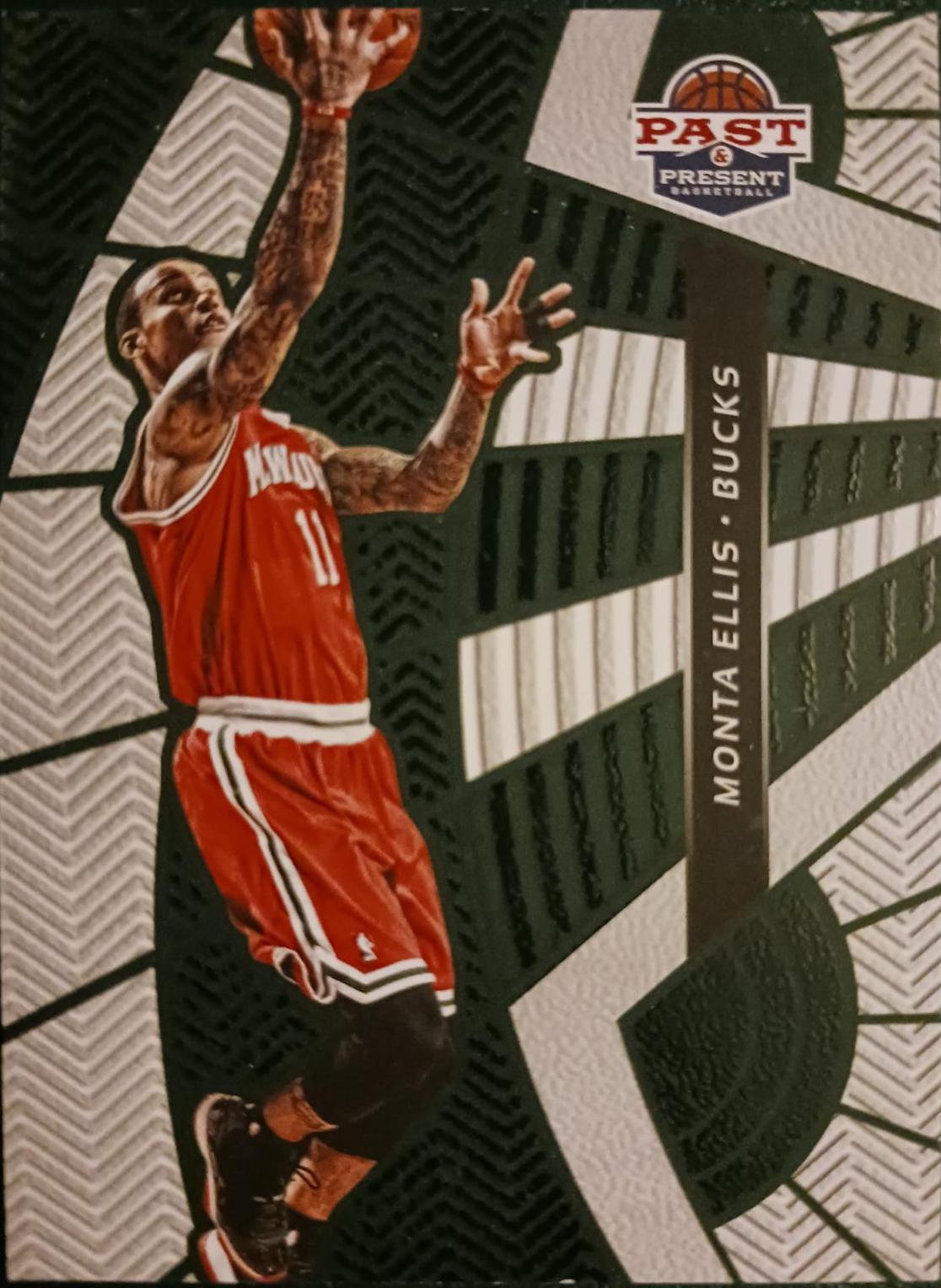 Monta Ellis #8 Basketball Cards 2012 Panini Past & Present Treads