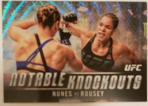 Amanda Nunes #NK-AN Ufc Cards 2018 Topps UFC Notable Knockouts