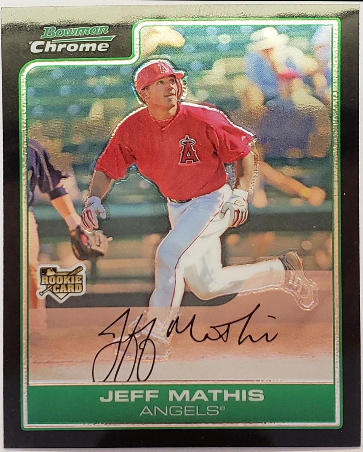 Jeff Mathis #BDP34 Baseball Cards 2006 Bowman Chrome Draft Picks & Prospects