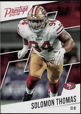 Solomon Thomas #4 Football Cards 2018 Panini Prestige