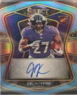 J.K. Dobbins [Light Blue Prizm]