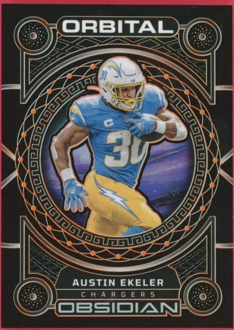 Austin Ekeler [Orange Electric Etch] #13
