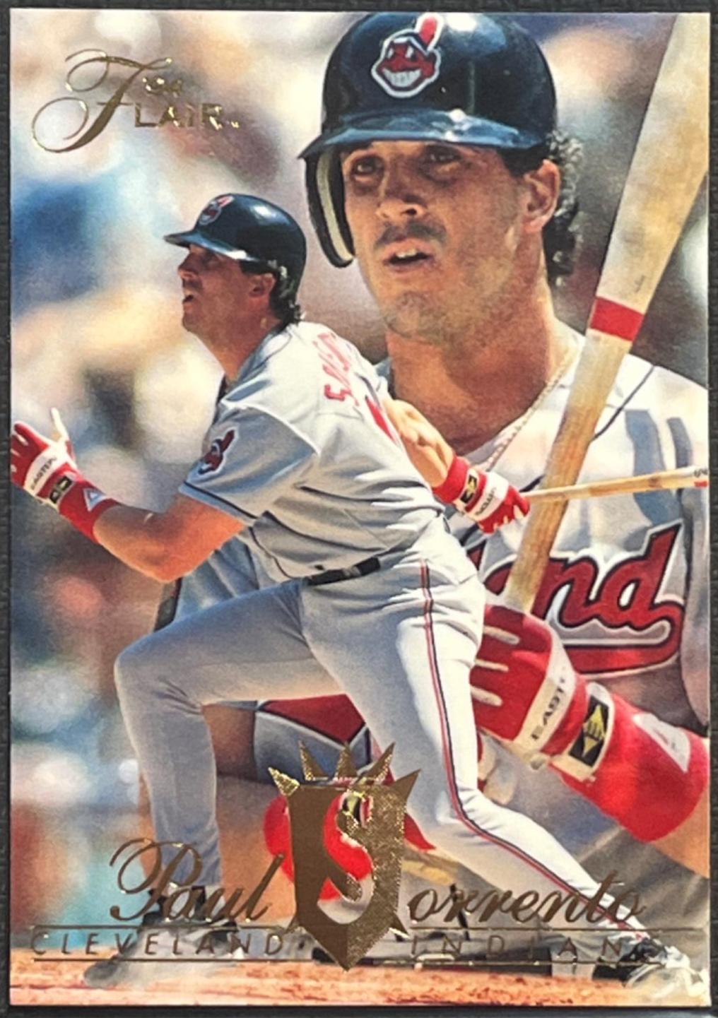 Paul Sorrento #44 Baseball Cards 1994 Flair