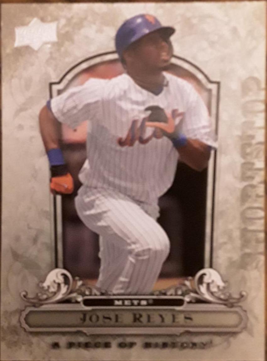 Jose Reyes #58 Baseball Cards 2008 Upper Deck Piece of History