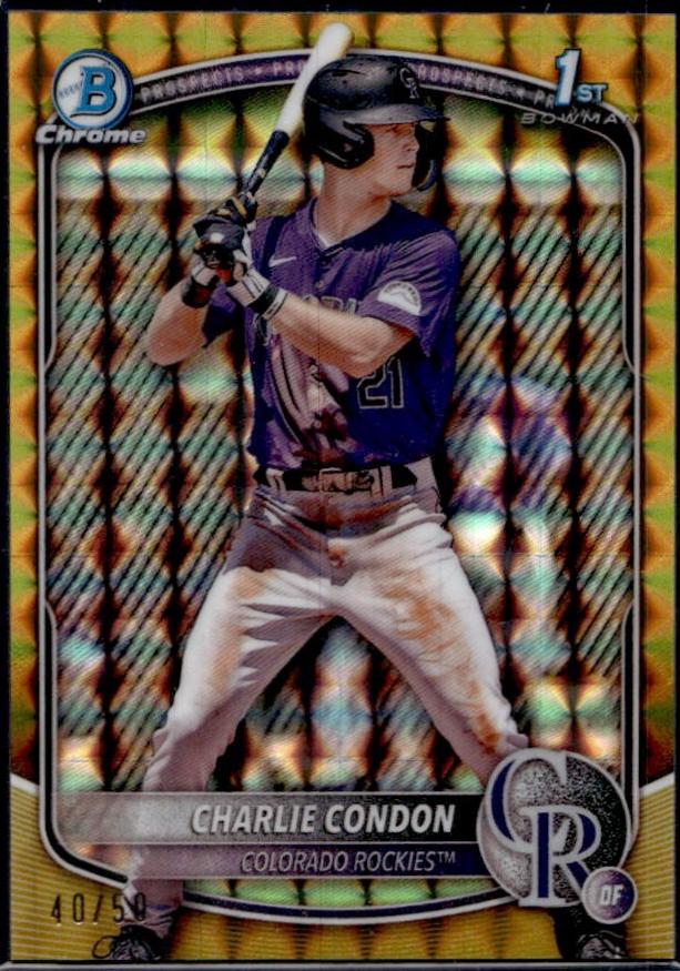 Jackson Chourio [Gold Geometric Refractor] #40