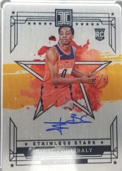 Bilal Coulibaly #IRS-BIL Basketball Cards 2023 Panini Impeccable Rookie Signature