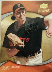 Randy Johnson #84 Baseball Cards 2009 Upper Deck Icons Prices