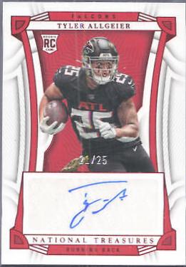 Tyler Allgeier #149 2022 Panini National Treasures Football