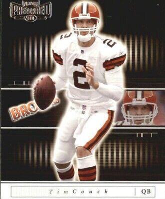 Tim Couch #8 Football Cards 2001 Playoff Preferred