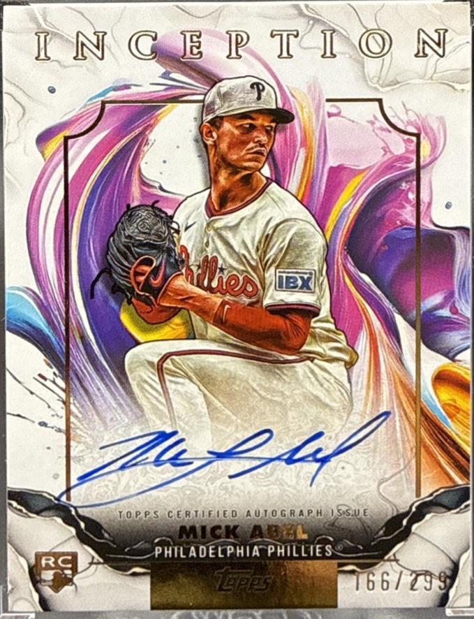 Mick Abel #RESA-MA 2025 Topps Inception Rookies And Emerging Stars Autograph Baseball