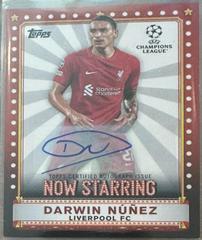 Darwin Nunez [Autograph] #NS-8 Soccer Cards 2022 Topps UEFA Club Competitions Now Starring Prices