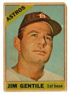 Jim Gentile #45 Baseball Cards 1966 Venezuela Topps