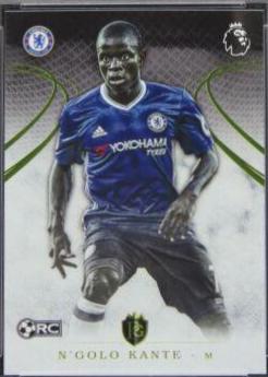 N'Golo Kante #66 Soccer Cards 2016 Topps Premier Gold