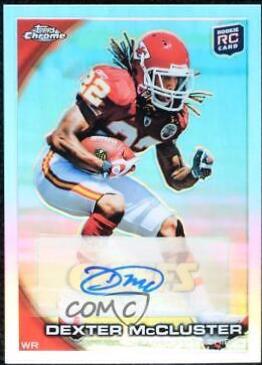 Dexter McCluster [Wearing A Helmet Autograph Refractor] #C13