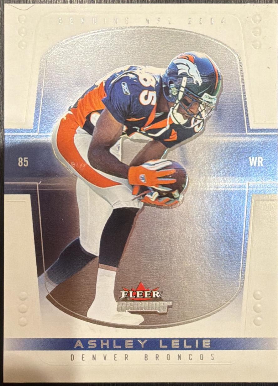 Ashley Lelie #73 2004 Fleer Genuine Football