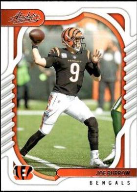 Joe Burrow #44 Football Cards 2022 Panini Absolute