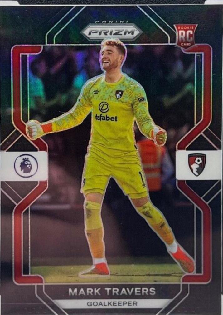 Mark Travers #214 Soccer Cards 2022 Panini Prizm Premier League