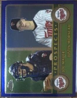 J. Mauer, J. Morneau #436 Baseball Cards 2003 Topps Chrome