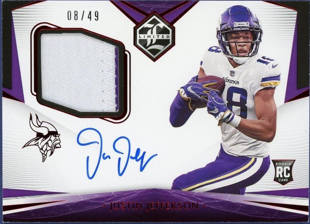 Justin Jefferson [Patch Autograph Ruby] #116