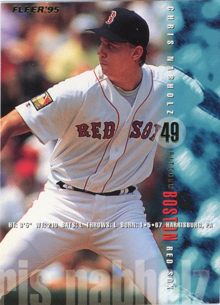 Chris Nabholz #34 Baseball Cards 1995 Fleer