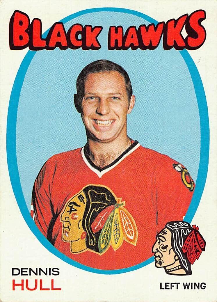 Dennis Hull #85 1971-72 Topps Hockey