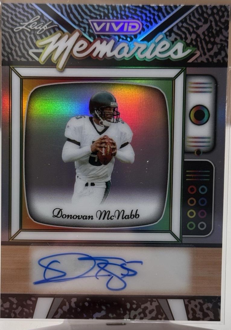 Donovan McNabb #VA-DM2 2025 Leaf Vivid Football Vivid Memories Autographs