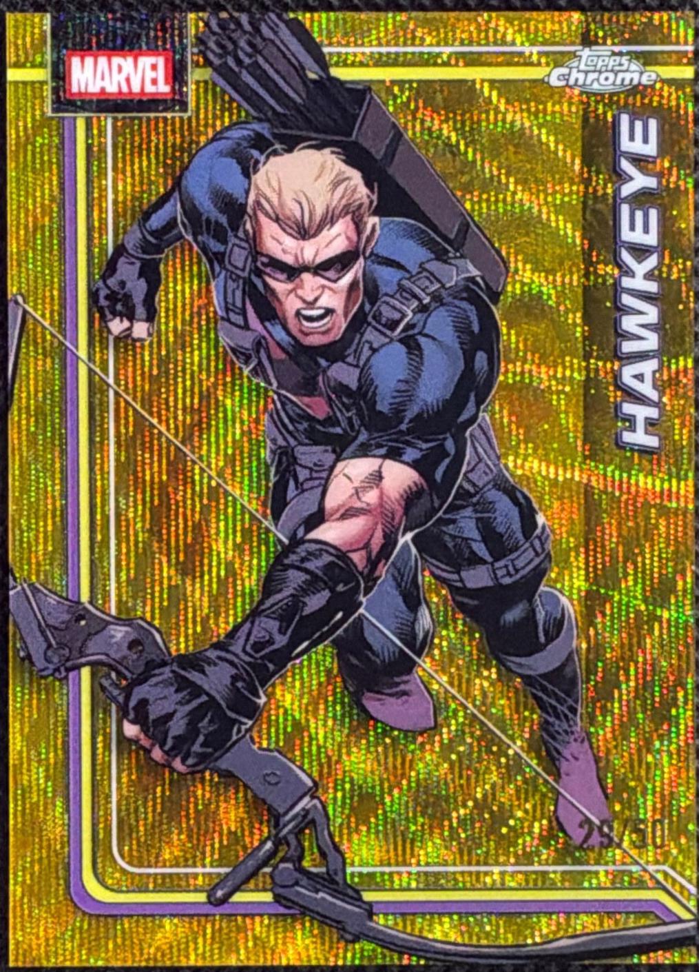 Hawkeye Gold Wave Refractor