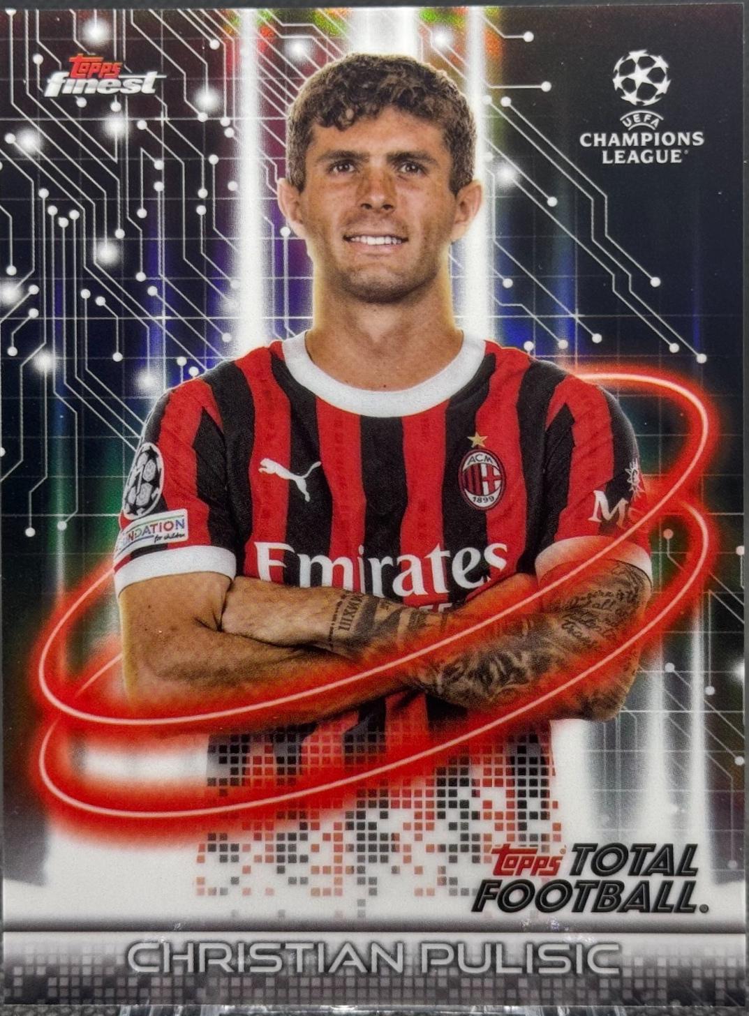 Christian Pulisic #FF-20 2024 Topps Finest UEFA Total Football