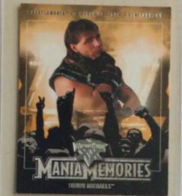 Shawn Michaels #76 Wrestling Cards 2004 Fleer WWE WrestleMania XX