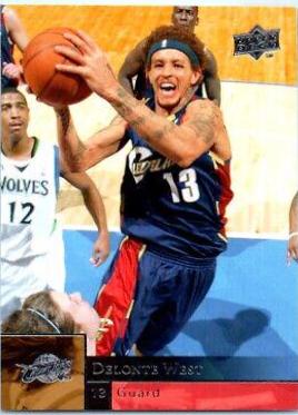 Delonte West #31 Basketball Cards 2009 Upper Deck