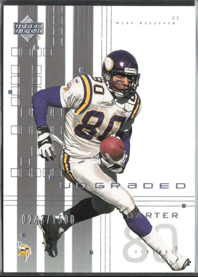Cris Carter #46 2000 Upper Deck Graded Football