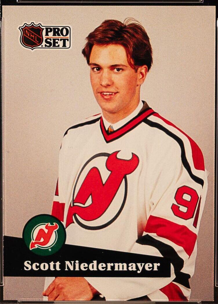 SCOTT NIEDERMAYER Hockey Cards 1991 Pro Set CC