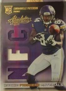 Cordarrelle Patterson [Rookie Premiere Materials NFL Prime] #204