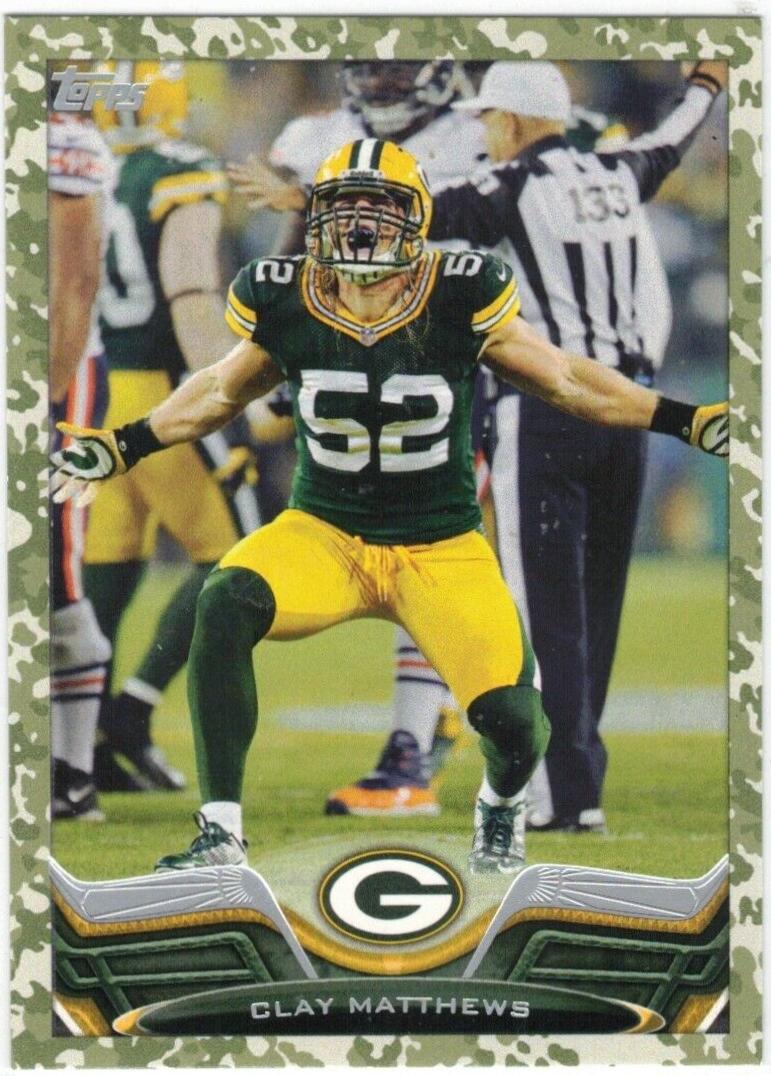 Clay Matthews [Helmet On Camo] #221