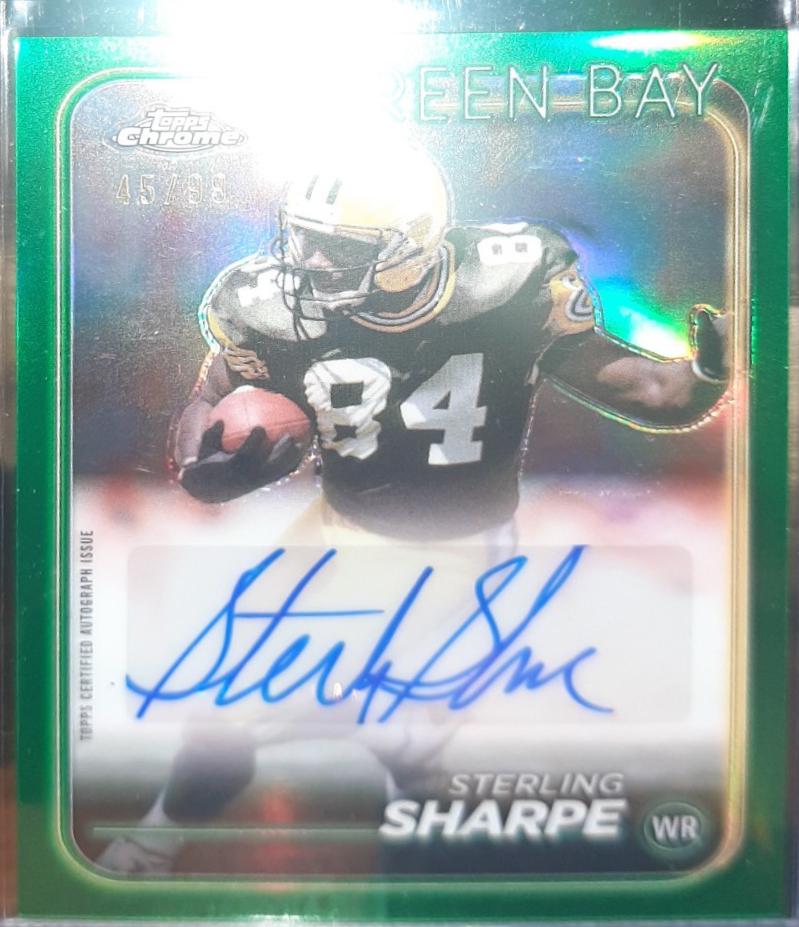 Sterling Sharpe [Green Refractor] #CLA-SS